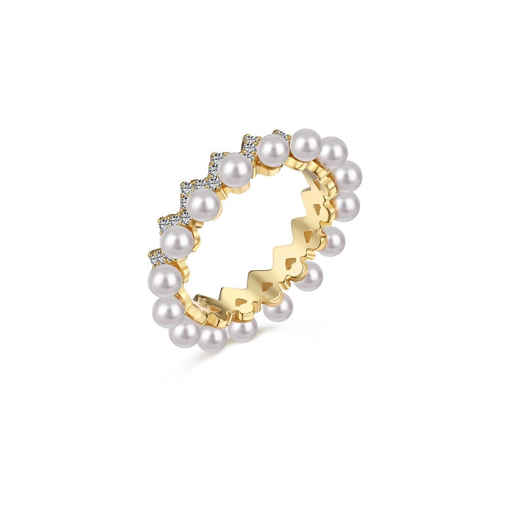 Princess Tiara Pearly Ring - Picture 3 of 4